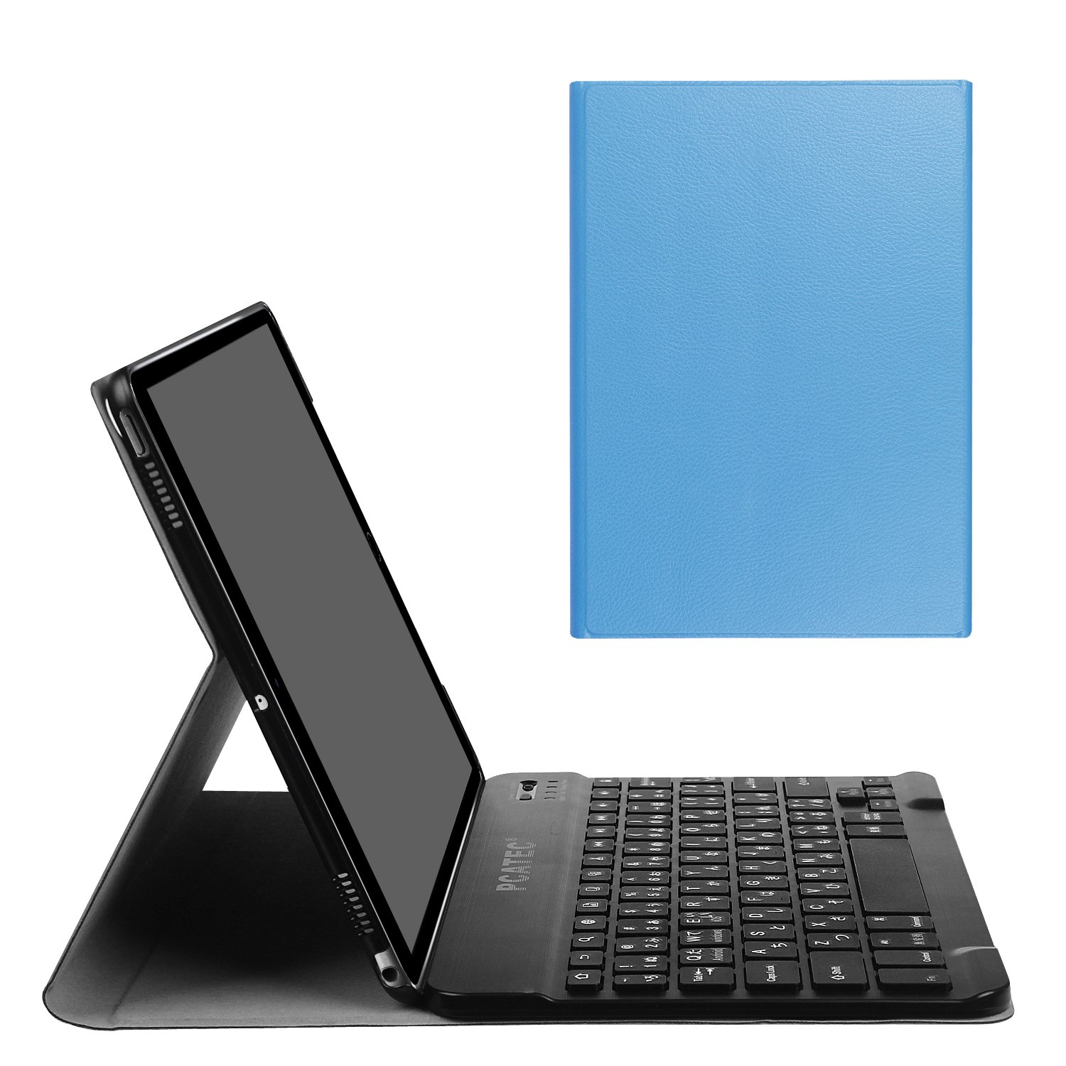 iPad Pro10.5 Keyboard Case, Ultra-Slim Removable Wireless Bluetooth Keyboard Keyboard PU Folding Leather Folio Keyboard Cover For Apple iPad Pro10.5 / A1701, A1709 (For iPad Pro10.5, Sea Blue)