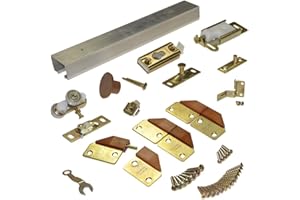 Johnson Hardware L.E Johnson 100FD362 4-Panel Hardware Set 36" - 2 Door System