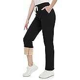 MAGCOMSEN Women's Sherpa Lined Sweatpants with Pockets Warm Thick Fleece Winter Casual Lounge Pants