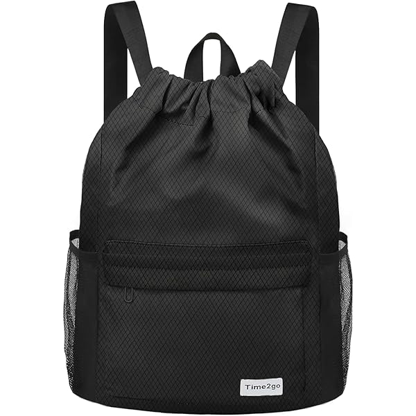 Amazon.com | Valleycomfy Waterproof Drawstring Gym Backpack Bag