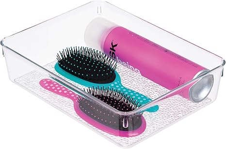 Amazon Co Jp Interdesign 引き出し トレイ 化粧品 小物 文具 収納 オーガナイザー Rain ej ホーム キッチン