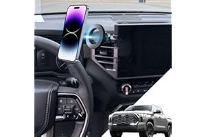 oricarmes Toyota Tundra Phone Holder and Toyota Sequoia Phone Holder Custom Fit Tundra 2022-present Sequoia 2023-present Toyota Tundra Accessories Compatible for All Cell Phones