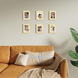 Vittanly 5x7 Picture Frames for Wall Set of