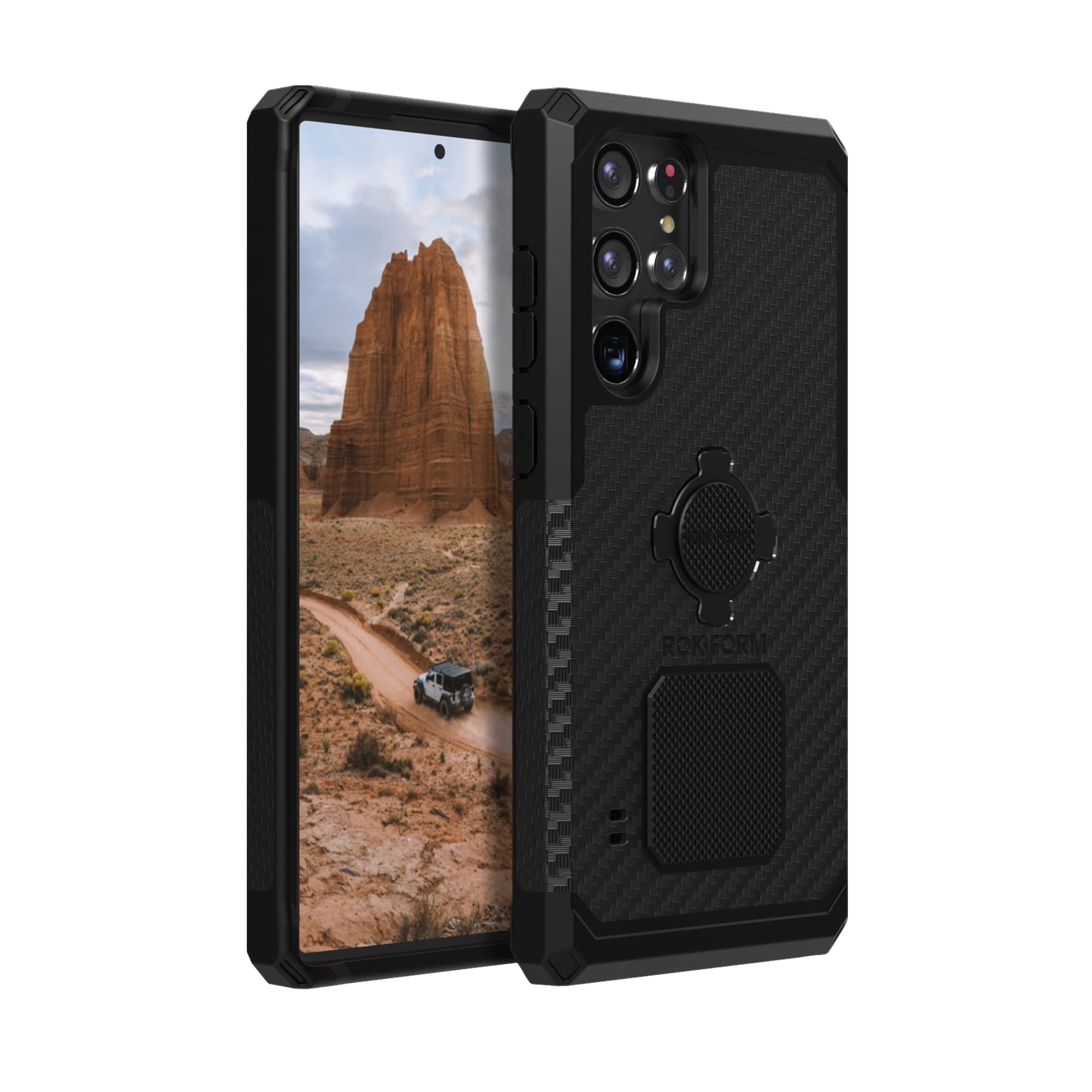 Rokform - Galaxy S21 Ultra Case, 5G Magnetic Case with Twist Lock, Military Grade Rugged, Samsung S21 Ultra 5G Protective Case, Drop Tested Armor (Black)