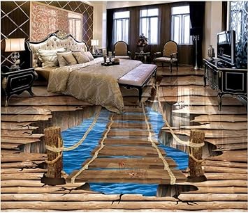 pvc papel tapiz autoadhesivo piso 3d