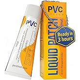 PVC Stitch Liquid Patch &ndash; Air Mattress Patch Kit Heavy Duty, Inflatable Patch Glue for PVC &amp; PU, Inflatable Boats, Rafts, Kayaks, SUP, Hot Tubs, Waterbeds, Bounce Houses. Waterproof, 3-hr Cure, 20 ml