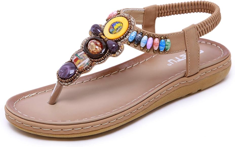 rubber thong sandals with backstrap