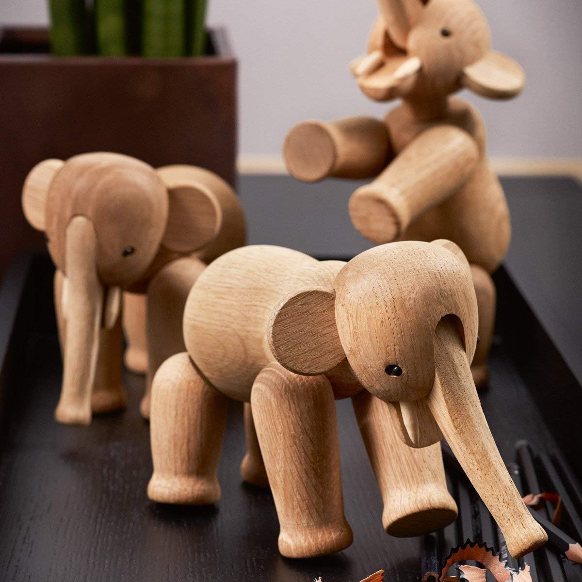 Kay Bojesen Elephant Small Figures 13 cm Wooden Figures Christmas Decoration Wood, 16.6 x 12.3 x cm - Image 4