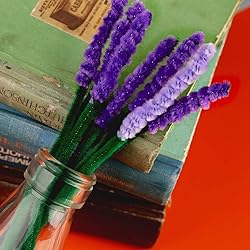 100 Pieces Pipe Cleaners Chenille Stem, Solid Color
