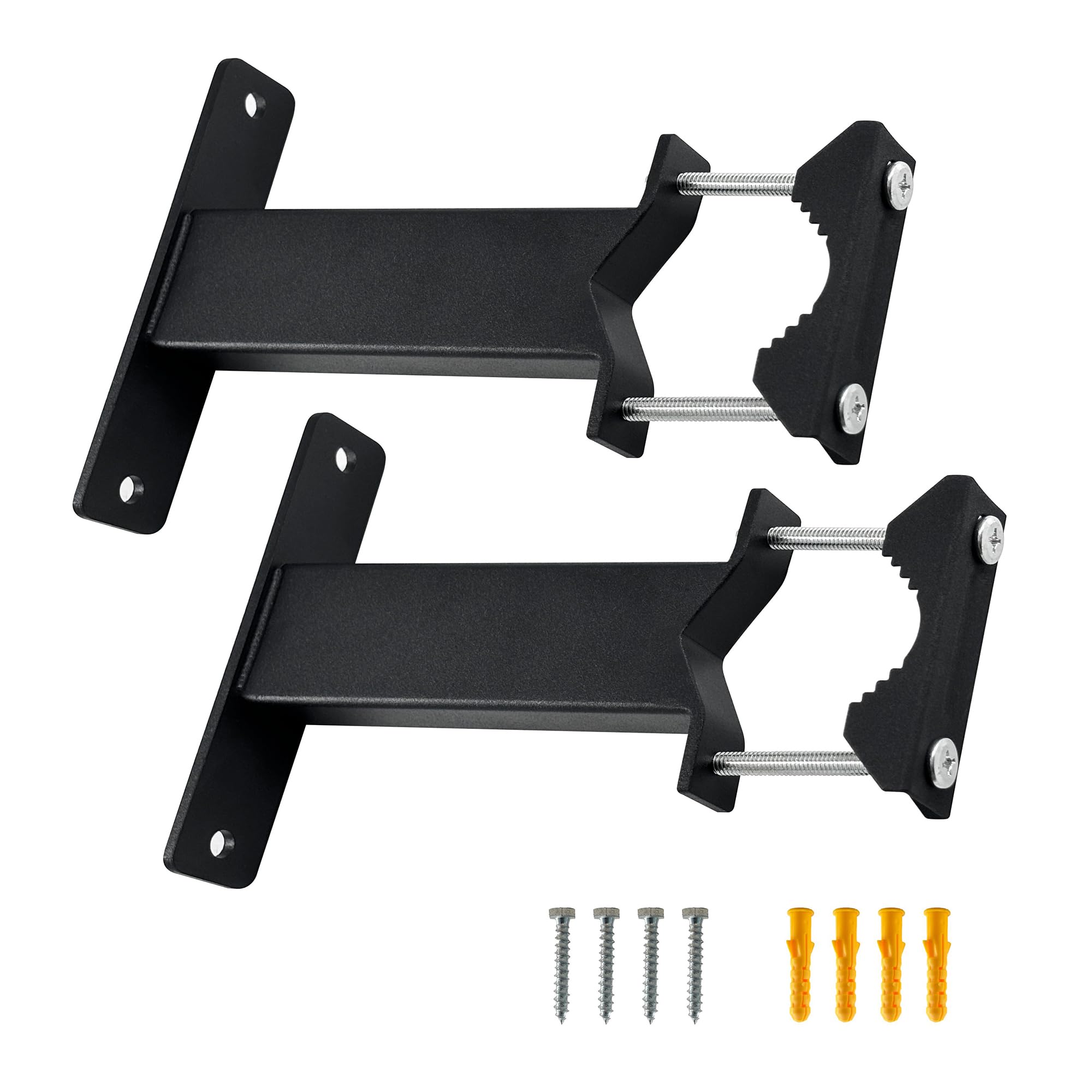 Photo 1 of KSWLOR Patio Umbrella Holder Stand, Heavy-Duty Umbrella Clamp,Outdoor Umbrella Base Umbrella Clamp Mount Bracket for Deck Balcony Bench Courtyard Outdoor Railing Antenna Mast Clamp (Fit MAX OD 2 inch)