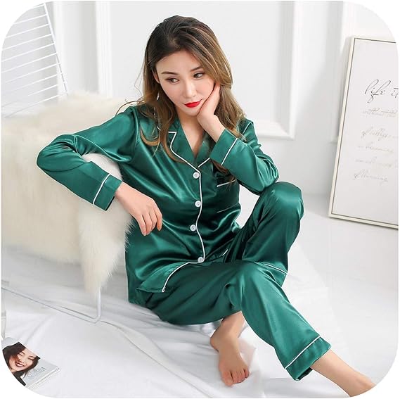 Amazon かっこいい女性の快適なパジャマプラスサイズ3xl 4xl 5xl長袖カジュアルホームウェア パジャマ ルームウェアセット 通販