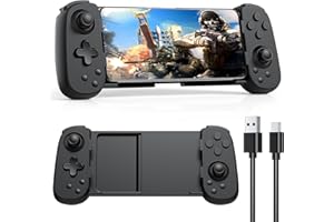 YUANHOT Gaming Controller for iPhone/Android,Mobile Bluetooth Phone Controller,Wireless Gamepad Console,Play PlayStation Xbox Cloud Steam Link Switch Luna Call of Duty Fortnite Controller Accessories