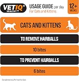 VETIQ Healthy Bites Hairball Relief Treats Cats & Kittens 65 g Pack of 4 view 6