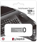 Kingston DataTraveler Kyson USB 3.2 Gen 1 128GB Capless Metal Flash Drive view 4