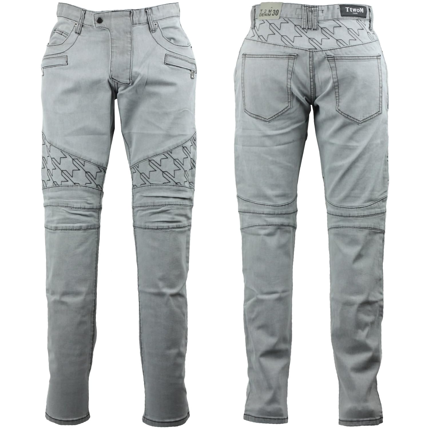 biker denim jeans size 46