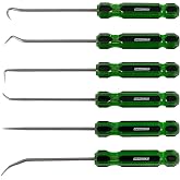 OEMTOOLS 26545 6 Piece Hook And Pick Set With Acetate Handle, Hook Tool And Pick Tool, Vehicle Pick And Hook Set, Pick Tool Set For Mechanics