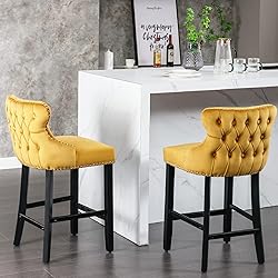 DKLGG Counter Height Bar Stools Set of