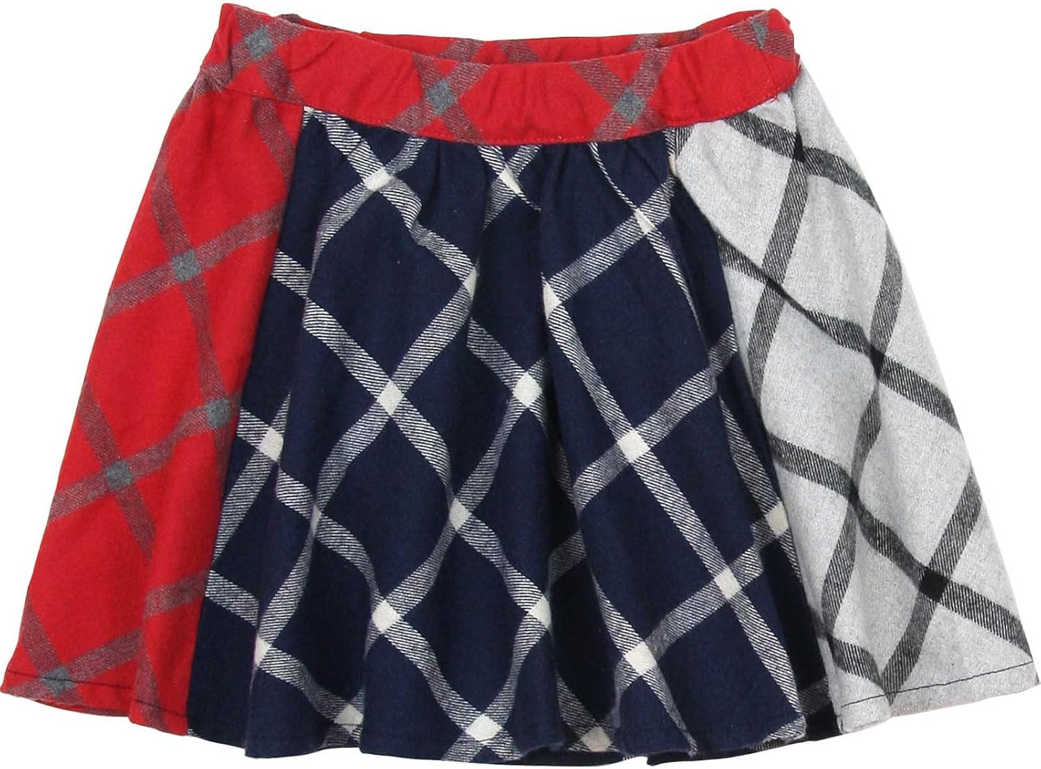 girls blue plaid skirt