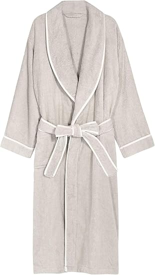 Amazon 本格ホテル仕様 バスローブ 綿100 吸水 タオル地 綿 厚手 ママ タオル レディース パイピング パイル パイル地 メンズ おしゃれ 人気 ルームウェア 部屋着 プレゼント ギフト ロング 夏 可愛い Le Ciel Clair ル シエル クレール バスローブ