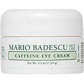 Mario Badescu Eye Cream for Dark Circles and Puffiness – Hyaluronic, Caffeine or Glycolic – Hydrating, Firming and Anti Aging Overnight Under Eye Care Treatment for Fine Lines and Wrinkles