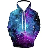 QiErDesign Cool Pullover Hoodie 3D Novelty Graphic Hooded Sweatshirt Hoodies for Men Women