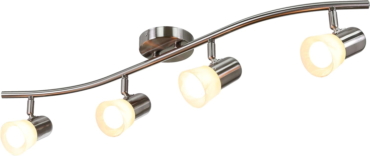 modern brass track lighting