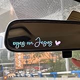 Christian Decal, Rear View Mirror Decal, Faith Car