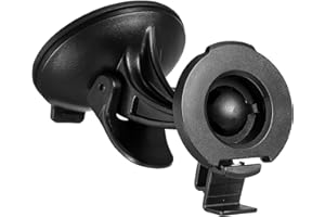 Windshield Suction Cup Bracket Cradle Complete Mount – Compatible Replacement for Garmin DriveSmart 50 51 61 65 70 76, Drive 