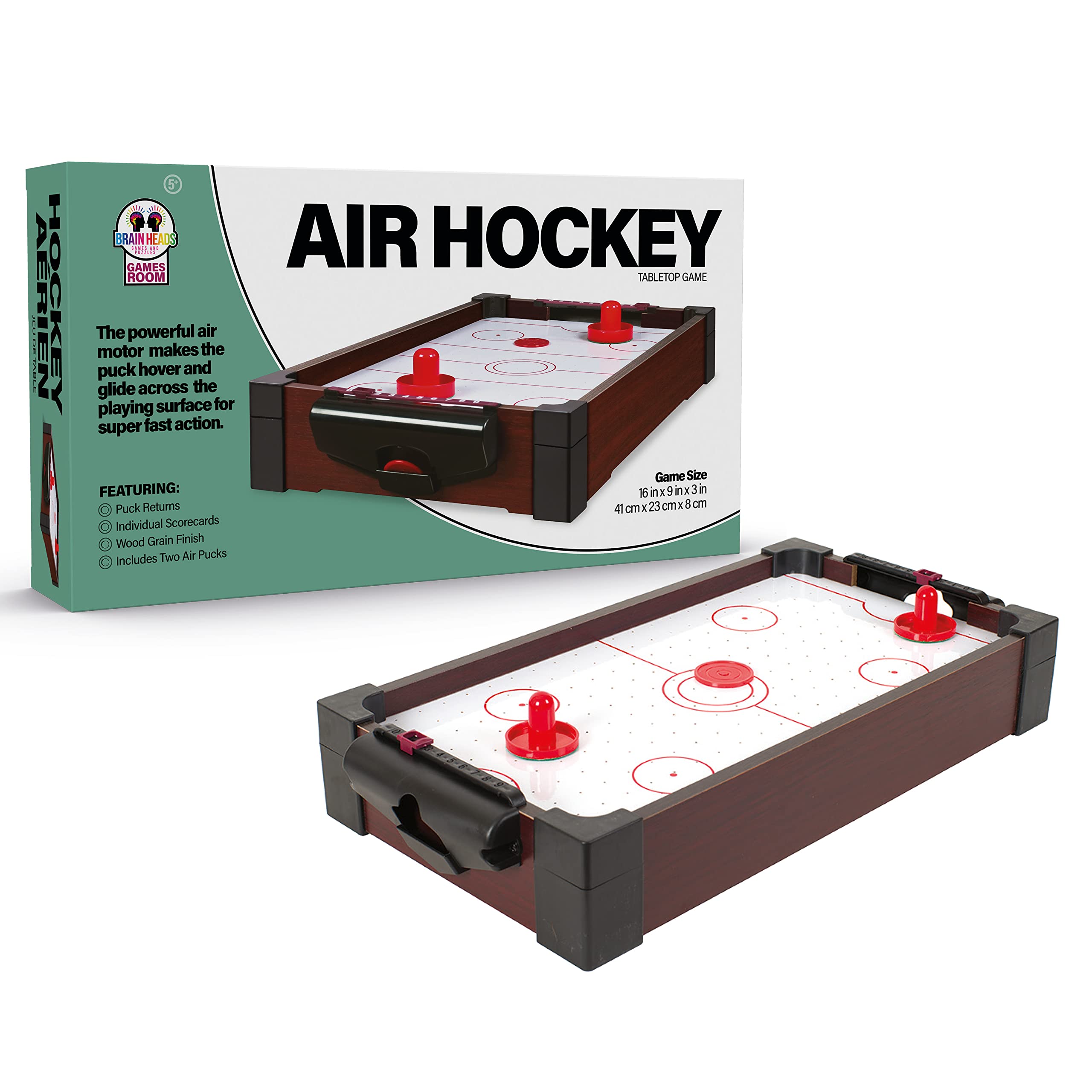 Table Air Hockey 16 inch Portable Air Hockey Game Teens Gift