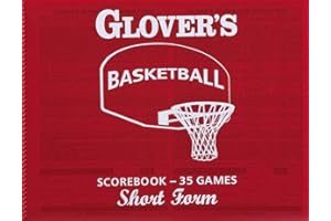 Glover's Scorebooks Basketball Short Form Scorebook (35 Games)