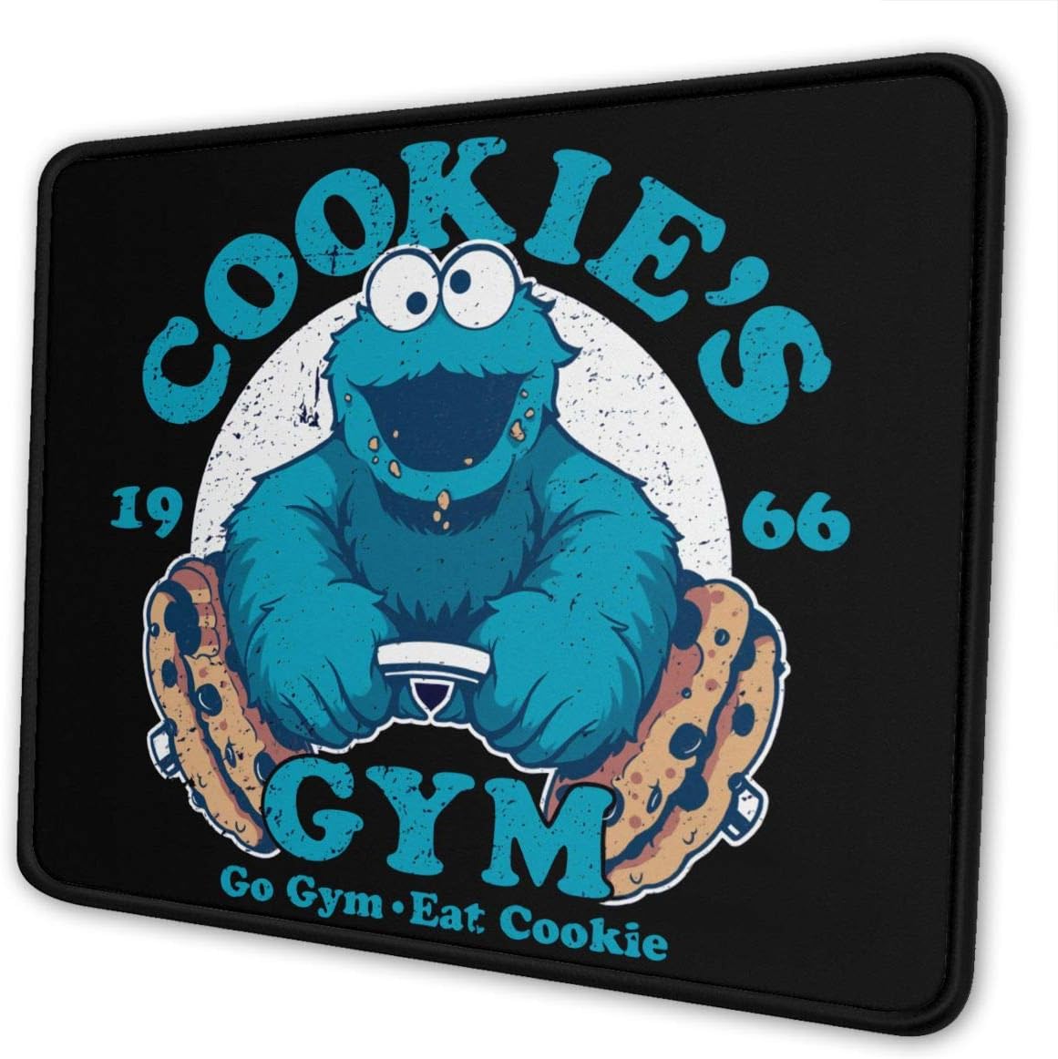 Monsters Who Love Cookies Mouse Pad Customized Mousepad Non-Slip Rubber Base Mouse Pads for Computers Laptop Office Mouse Pad for Kids