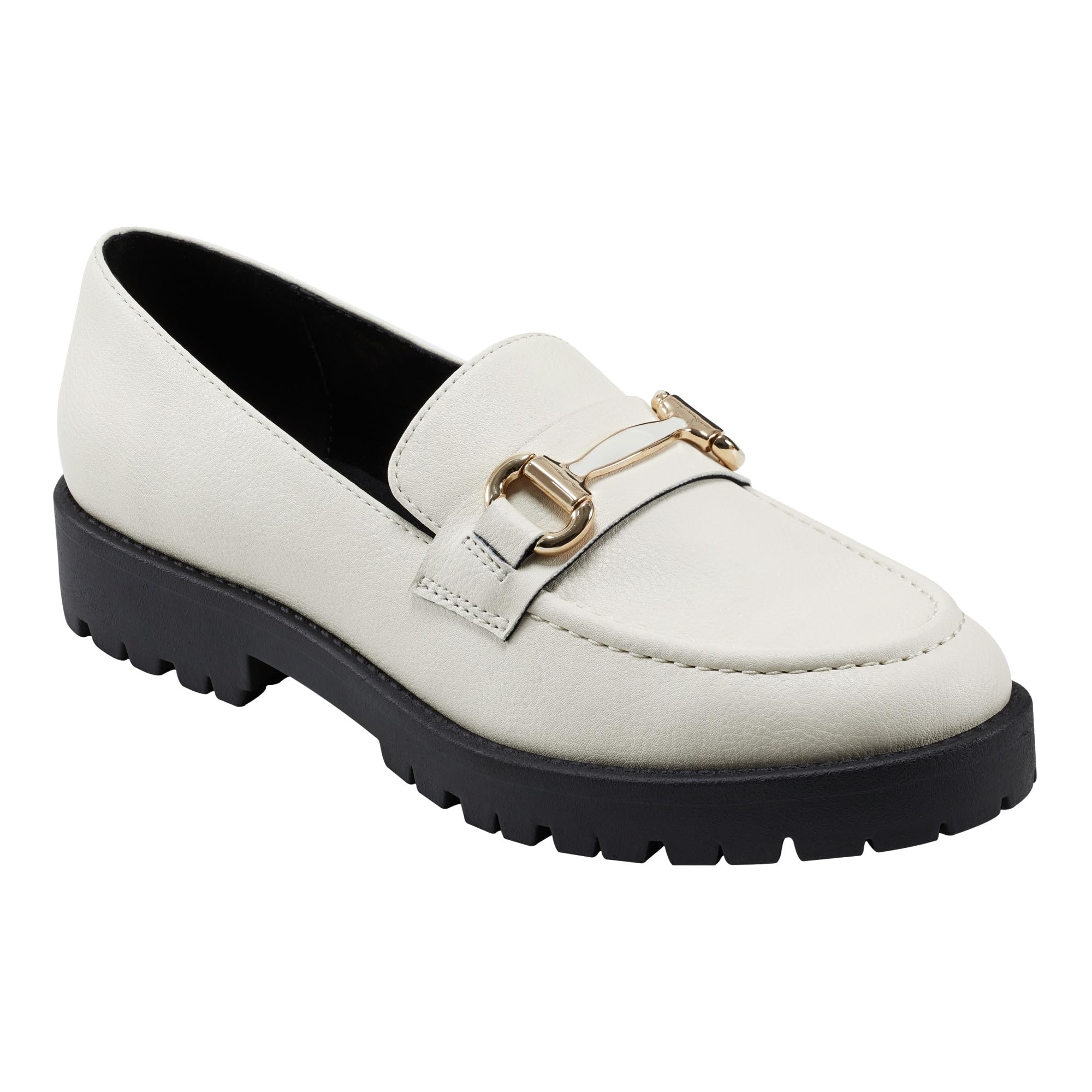 Bandolino Women’s Franny3 Loafer, Off White 150, 7.5