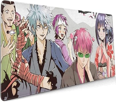 Amazon Com The Disastrous Life Of Saiki K Rectangular Non Slip Rubber Oversized Mouse Pad Electronic Game Pad 15 8 X 35 5 Inches Office Products