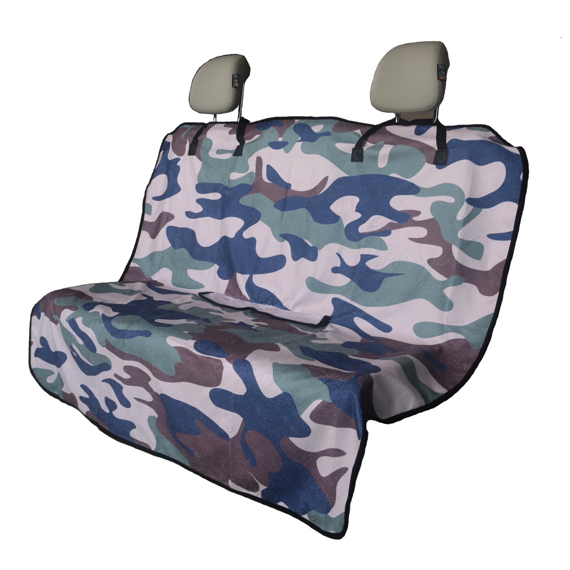 Photo 1 of LoyaGour Back Seat Cover for Car Trucks Van SUV,Waterproof Rear Bench Towel Seat Covers for Dogs and Kids,Automotive Backseat Protector (Camouflage)