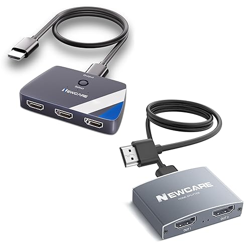NEWCARE 4K@60Hz HDMI Switch in Out with FT HDMI Cable+