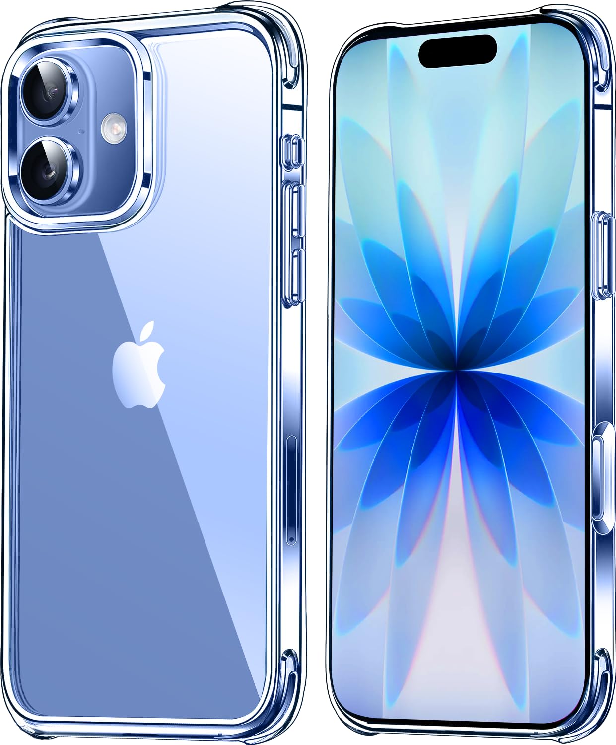 Mkeke Compatible with iPhone 17 Case Clear