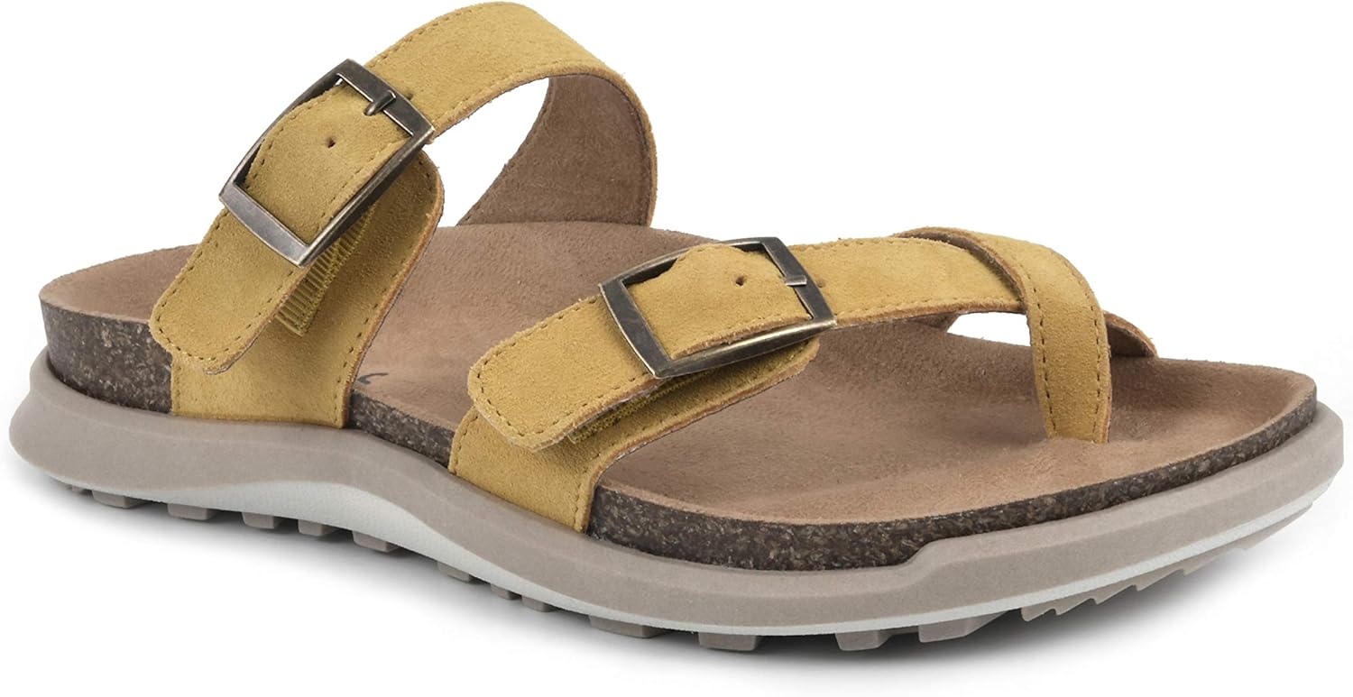 Amazon.com | WHITE MOUNTAIN Women's Powerful Flat Sandal | Sandals