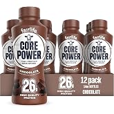 Core Power Fairlife 26g Protein Milk Shakes, Liquid Ready To Drink for Workout Recovery, Chocolate, 14 Fl Oz Bottle (Pack of 12)