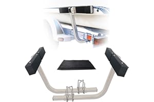 Boat Trailer Guides 20 inch Aluminium alloy square tube Kit,2PCS 316 Stainless steel Trailer Guide Poles, 20 Inch Aluminium a