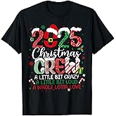 Family Christmas 2025 Matching Outfit Xmas Squad Santa T-Shirt