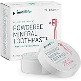 Primal Life Organics - Dirty Mouth Toothpowder, Tooth Cleaning Powder, Flavored Essential Oils with Natural Kaolin &amp; Bentonite Clay, Good for 200+ Brushings, Paleo, Organic, Vegan (Peppermint, 1 oz)