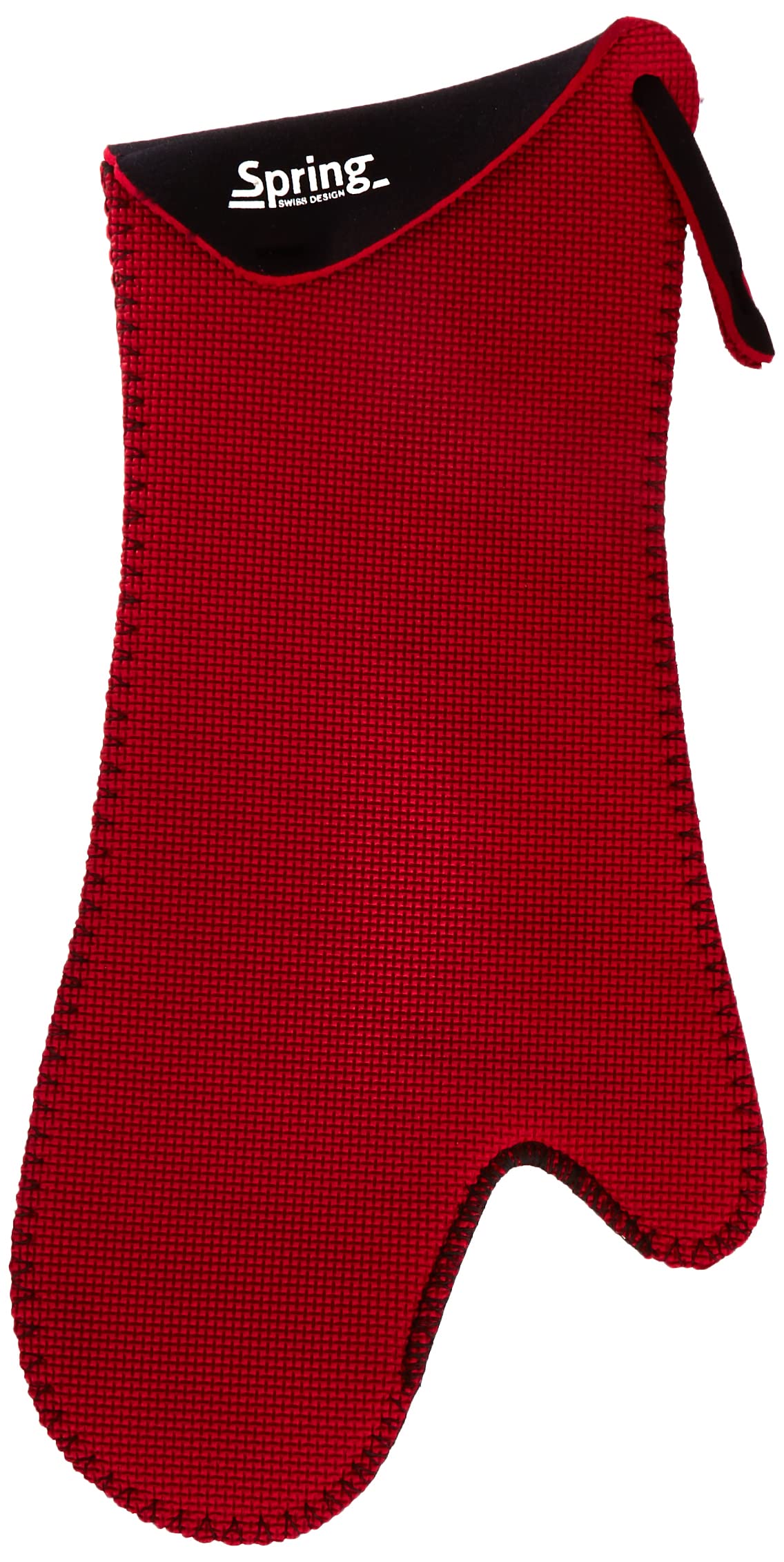 Spring GRIPS Oven Gloves Heat Resistant Neoprene -40° to 250°C Non-Slip Universal Size 5 x 17.2 x 18.8 cm Red Oven Gloves Set Long