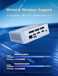 MINISFORUM UN150P Mini PC Intel N150 Processor