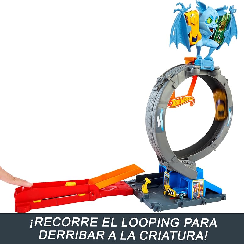 City Ataque del Murciélago Playset y Coche de Juguete 1:64