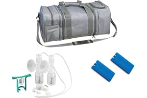 Ameda Elite Breast Pump Soft Carrying Bag with Dual HygieniKit Kit #17154