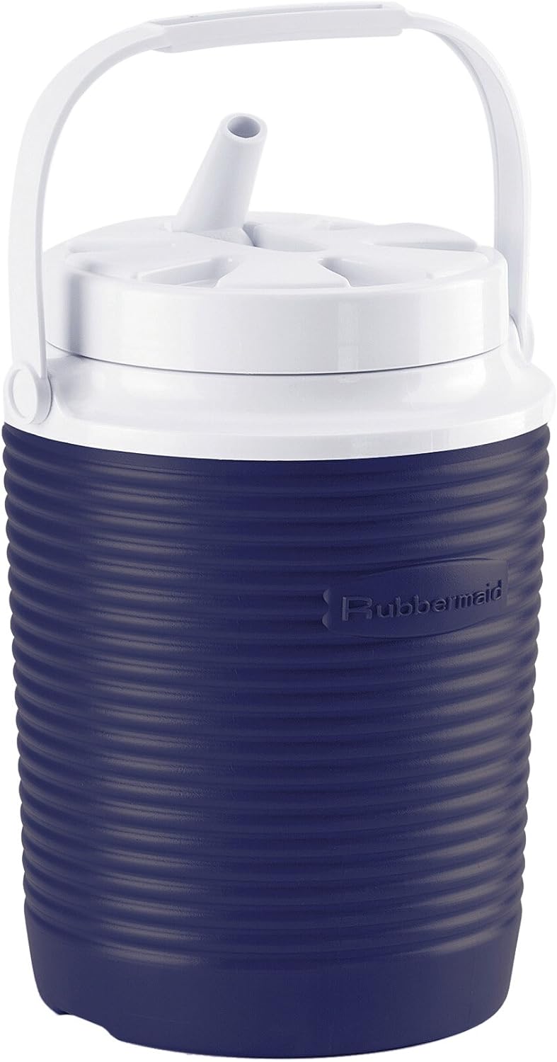 Rubbermaid Victory Jug Water Cooler, 1gallon, Blue