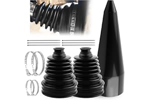 CV Boot Repair Kit Includes 2 CVs Boots,4 Clamps,6 Ties & Installation Tool,Universal CV Axle Boot Repair Kit Fit for Car/SUV
