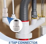 GBULTR 2 Pack Female 1/2 to 12mm Push Fit Water Adaptor White view 5