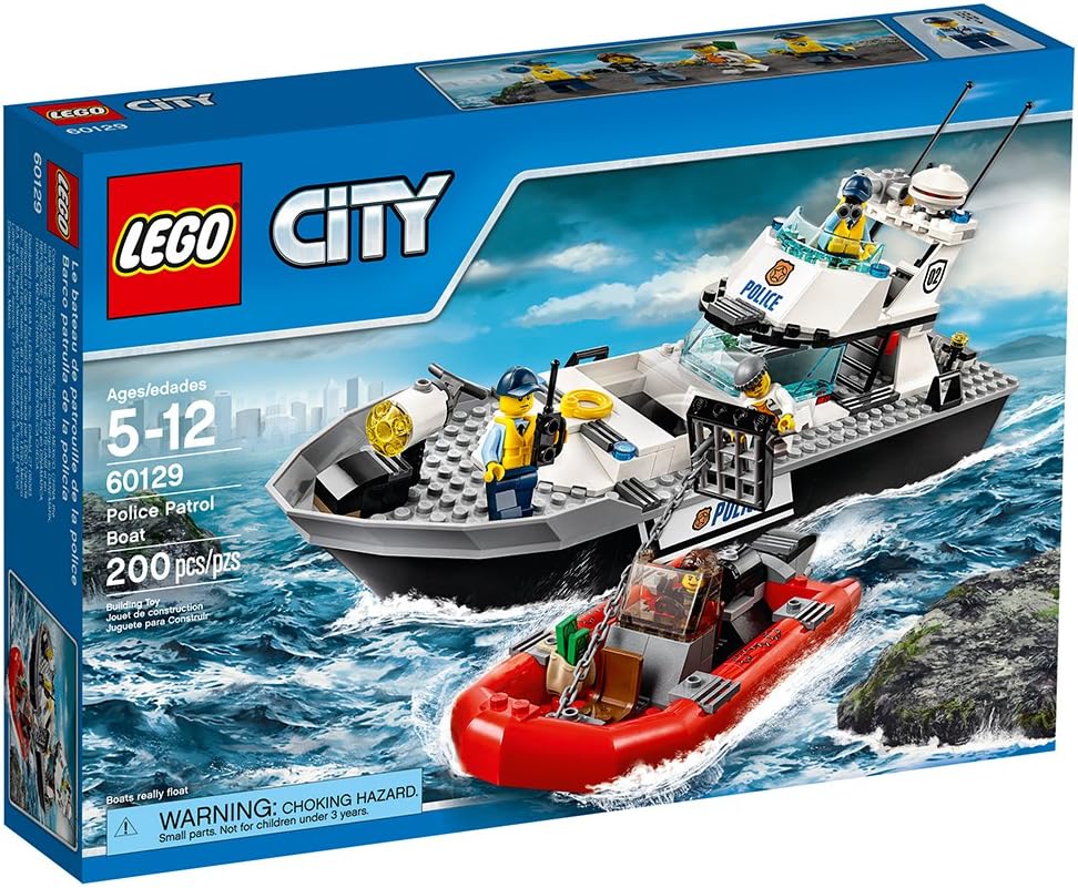 lego city police patrol boat 60129 building toy