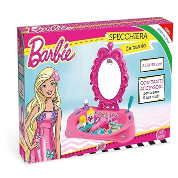 Grandi Giochi Gg00512 Specchiera Barbie Specchiera Da Tavolo